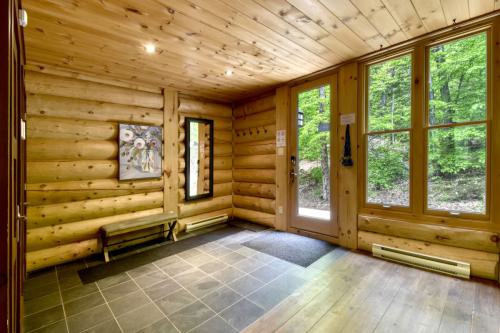 Entrée chalet la Mancellière