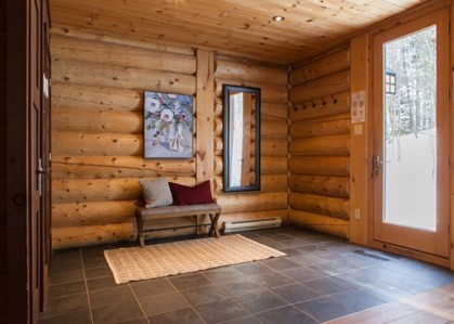 Entrée chalet la Mancellière